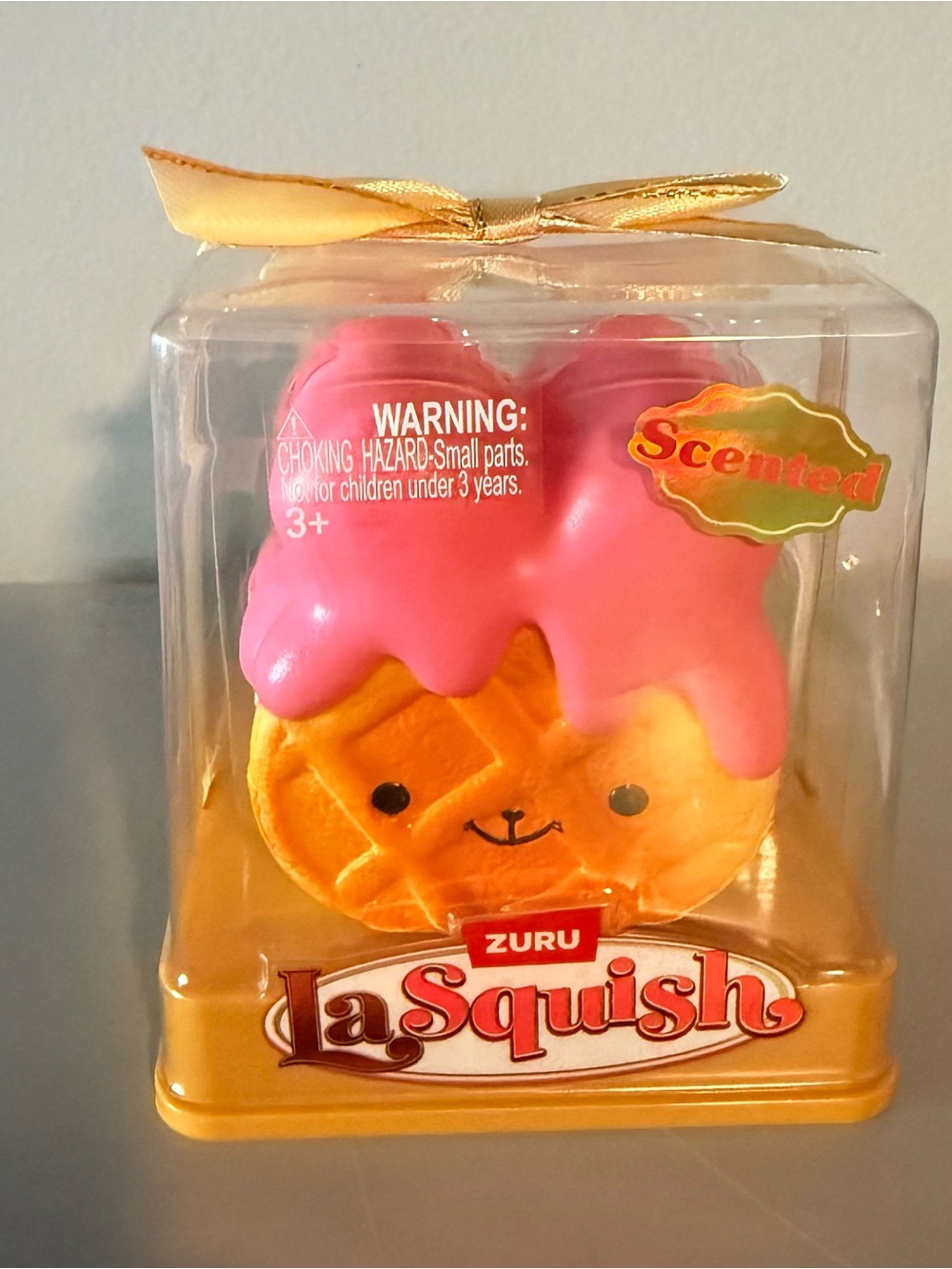 🔥 🩷 New LaSquish Zuru Waffle Bun Bun Scented Squishy Toy Slow Rise